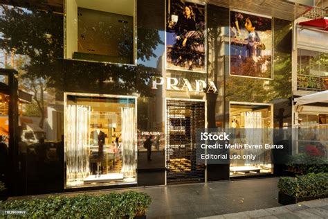 Prada Store Facade At Nisantasi Stock Photo.